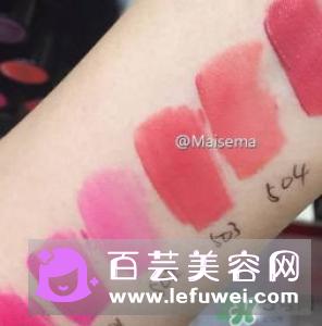 阿玛尼红管501和小胖丁506试色对比图 区别有哪些
