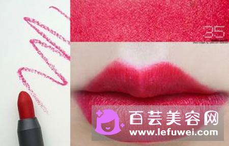 樱桃粉口红是什么颜色 试色是怎样的