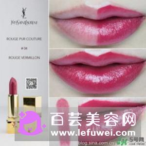 樱桃粉口红是什么颜色 试色是怎样的
